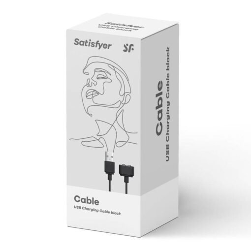 SATISFYER - CAVO DI RICARICA NERO - immagine 5