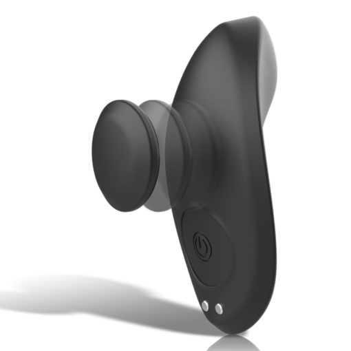 BLACK&SILVER - PANTALONE VIBRATORE IN SILICONE RICARICABILE PRESTON NERO - immagine 3