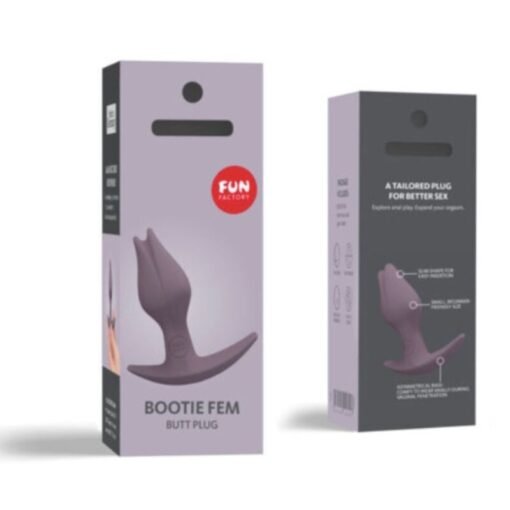 FUN FACTORY - BOOTIE FEM FEMMINILE BUTT ANAL PLUG DARK TAUP - immagine 3
