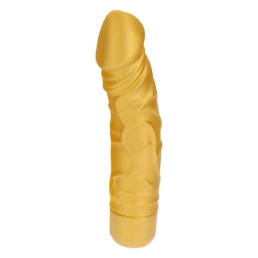GET REAL - VIBRATORE ORIGINALE GOLD DICKER ORO - immagine 3