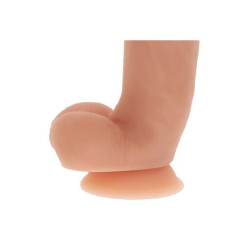 GET REAL - DILDO IN SILICONE 18 CM CON PALLE IN PELLE - immagine 3