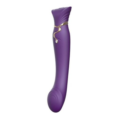 ZALO - SET QUEEN PULSE WAVE STIM PER CLIT VIOLA - immagine 3