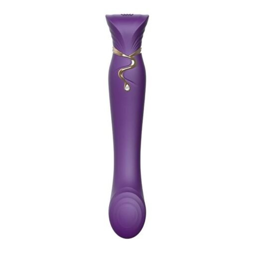 ZALO - SET QUEEN PULSE WAVE STIM PER CLIT VIOLA - immagine 2