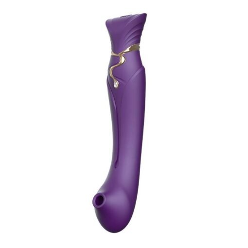 ZALO - SET QUEEN PULSE WAVE STIM PER CLIT VIOLA - immagine 4