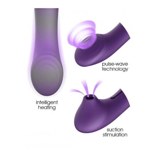 ZALO - SET QUEEN PULSE WAVE STIM PER CLIT VIOLA - immagine 11