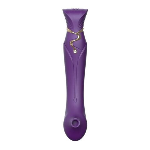 ZALO - SET QUEEN PULSE WAVE STIM PER CLIT VIOLA - immagine 5