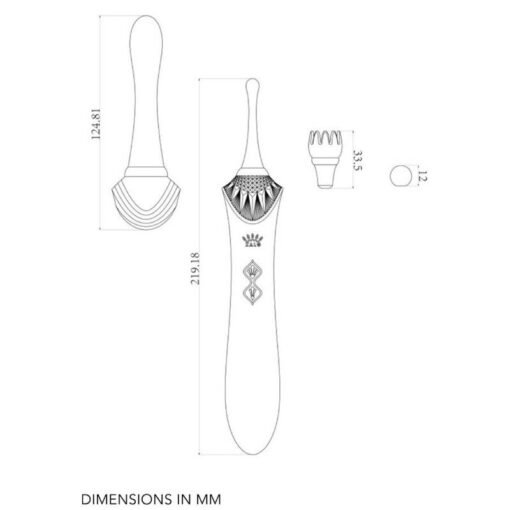 ZALO - BESS 2 CLITORAL MASSAGER PURPLE - immagine 13