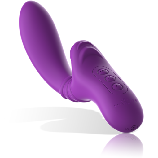 INTENSE - VIBRATORE FLESSIBILE HARRY CON LINGUA VIOLA - immagine 4