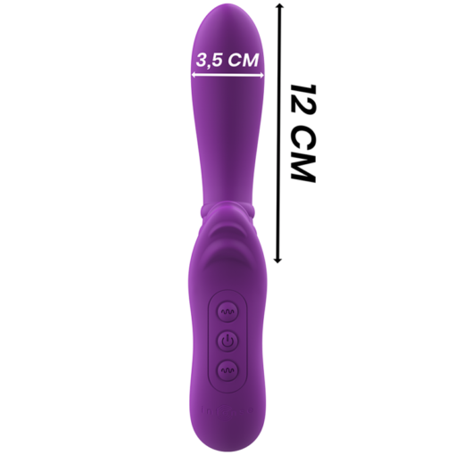 INTENSE - VIBRATORE FLESSIBILE HARRY CON LINGUA VIOLA - immagine 3