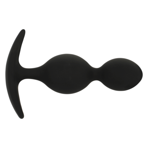BLACK&SILVER - ORSON PLUG IN SILICONE 2 ONDE ANAL 9 CM - immagine 4
