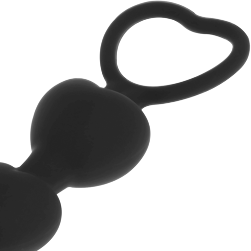 BLACK&SILVER - MILA ANALE CATENA DI CUORI 18 CM - immagine 3