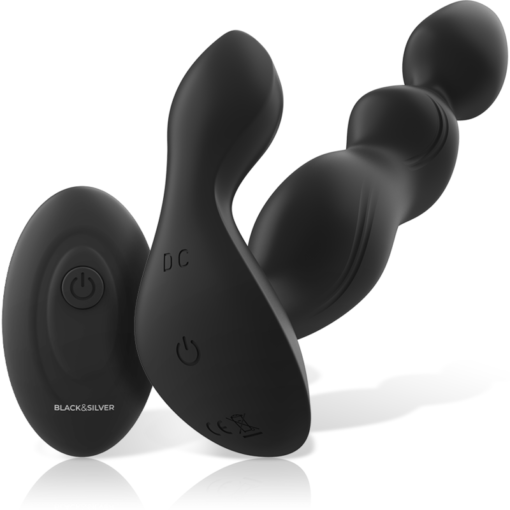 BLACK&SILVER - TELECOMANDO IN SILICONE PLUG ANALE CORA - immagine 2