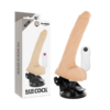 BASECOCK - VIBRATORE ARTICOLABILE TELECOMANDO NATURALE 18.5 CM -O- 4 CM