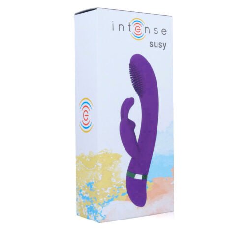INTENSE - VIBRATORE OSCILLANTE IN SILICONE RABBIT LILLA SUSY - immagine 6