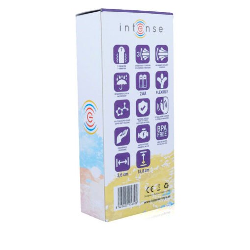 INTENSE - VIBRATORE OSCILLANTE IN SILICONE RABBIT LILLA SUSY - immagine 7