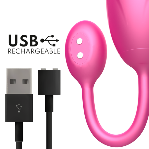 ONINDER - UOVO VIBRANTE TOKYO ROSA 7,5 X 3,2 CM APP GRATUITA - immagine 6