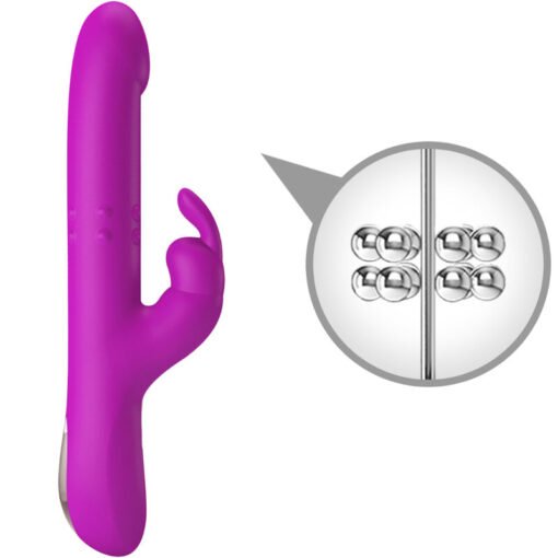 PRETTY LOVE - VIBRATORE REESE CON ROTAZIONE VIOLA - immagine 8