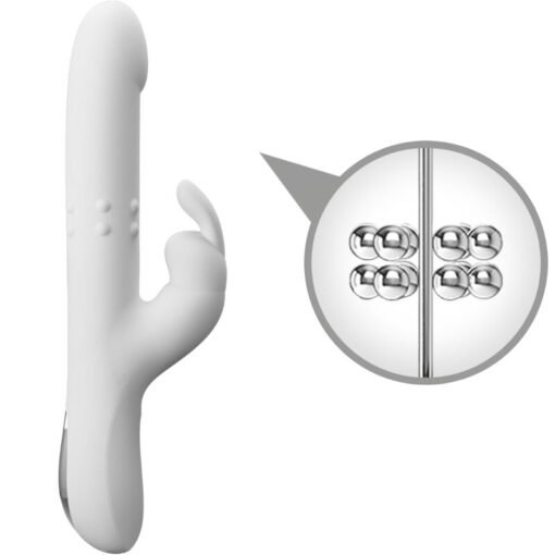 PRETTY LOVE - VIBRATORE REESE CON ROTAZIONE ARGENTO - immagine 7