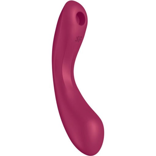 SATISFYER - CURVE TRINITY 1 AIR PULSE VIBRAZIONE ROSSO - immagine 2