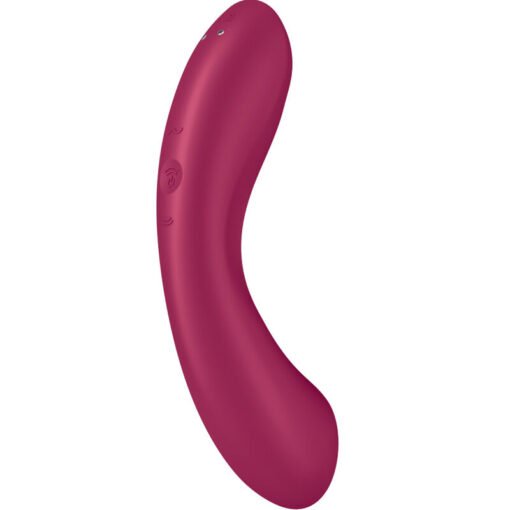 SATISFYER - CURVE TRINITY 1 AIR PULSE VIBRAZIONE ROSSO - immagine 5
