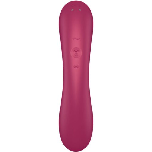 SATISFYER - CURVE TRINITY 1 AIR PULSE VIBRAZIONE ROSSO - immagine 6