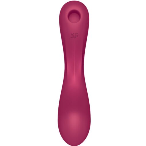 SATISFYER - CURVE TRINITY 1 AIR PULSE VIBRAZIONE ROSSO - immagine 4