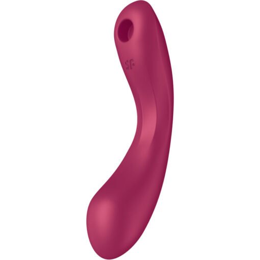 SATISFYER - CURVE TRINITY 1 AIR PULSE VIBRAZIONE ROSSO - immagine 3