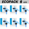 ECOPACK 6 UNIT - INTENSE ANELLO VIBRATORE FRY BLU