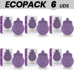 ECOPACK 6 UNIT - INTENSE STIMOLATORE CLITORIDE VIOLA 10 VIBRAZIONI LILLA