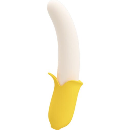 PRETTY LOVE - BANANA GEEK SUPER POWER 7 VIBRAZIONI SU E GIÙ SILICONE NERO - immagine 2