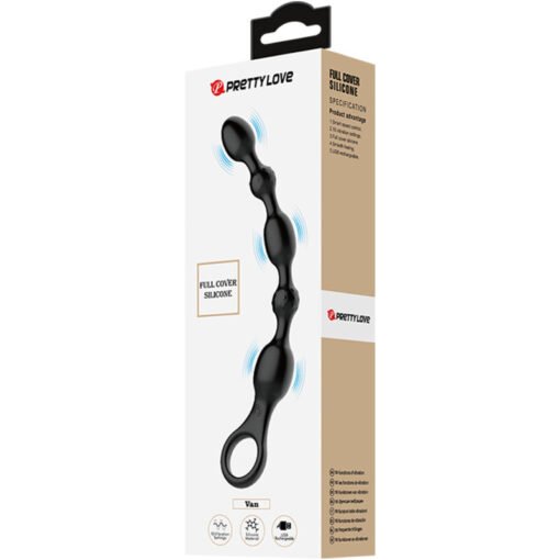 PRETTY LOVE - VAN ANAL BALLS 10 VIBRAZIONI IN SILICONE RICARICABILE - immagine 9
