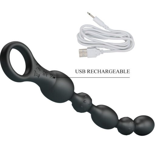 PRETTY LOVE - VAN ANAL BALLS 10 VIBRAZIONI IN SILICONE RICARICABILE - immagine 8