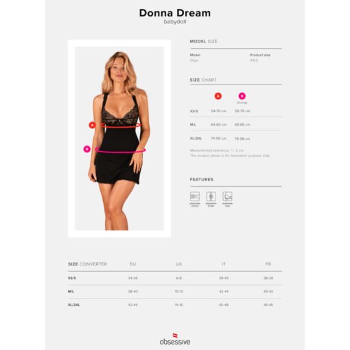 OBSESSIVE - BABYDOLL DONNA DREAM XS/S - immagine 7