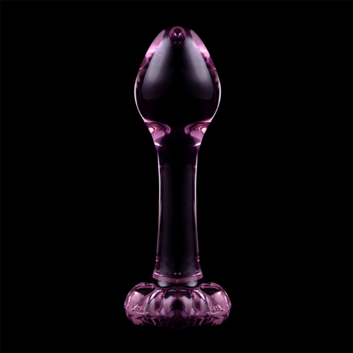 NEBULA SERIES BY IBIZA - MODELLO 2 PLUG ANALE VETRO BOROSILICATO ROSA 11 CM -O- 3.5 CM - immagine 7