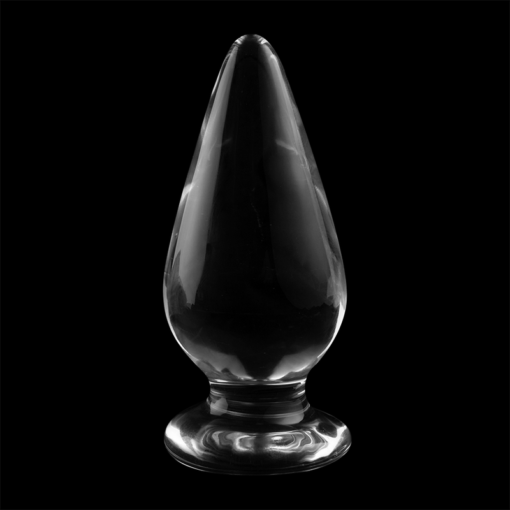 NEBULA SERIES BY IBIZA - MODELLO 4 PLUG ANALE VETRO BOROSILICATO TRASPARENTE 11 CM -O- 5 CM - immagine 7