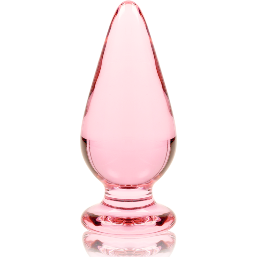 NEBULA SERIES BY IBIZA - MODELLO 4 PLUG ANALE VETRO BOROSILICATO ROSA 11 CM -O- 5 CM - immagine 5
