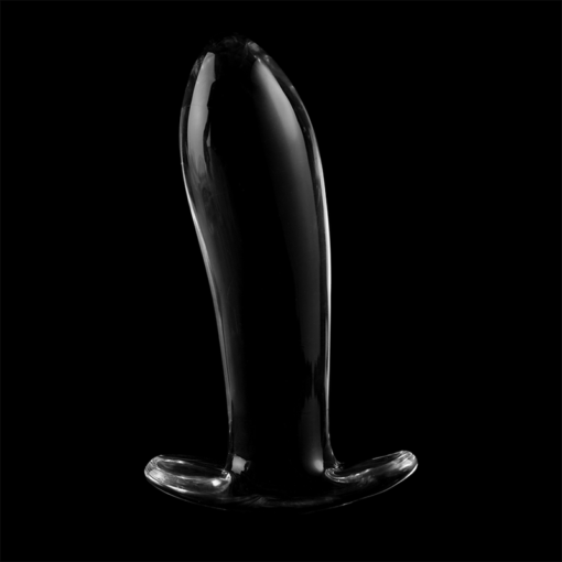 NEBULA SERIES BY IBIZA - MODELLO 5 PLUG ANALE VETRO BOROSILICATO TRASPARENTE 12.5 CM -O- 3.5 CM - immagine 7