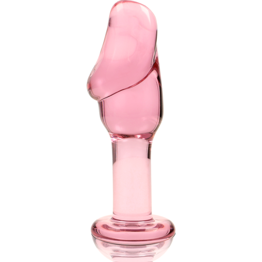 NEBULA SERIES BY IBIZA - MODELLO 6 PLUG ANALE VETRO BOROSILICATO ROSA 12.5 CM -O- 4 CM - immagine 5