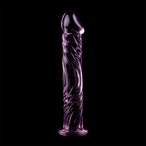 NEBULA SERIES BY IBIZA - MODELLO 12 DILDO IN VETRO BOROSILICATO ROSA 17 CM -O- 3.5 CM - immagine 7