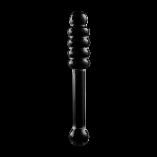 NEBULA SERIES BY IBIZA - MODELLO 20 DILDO IN VETRO BOROSILICATO TRASPARENTE 20.5 CM -O- 3 CM - immagine 7