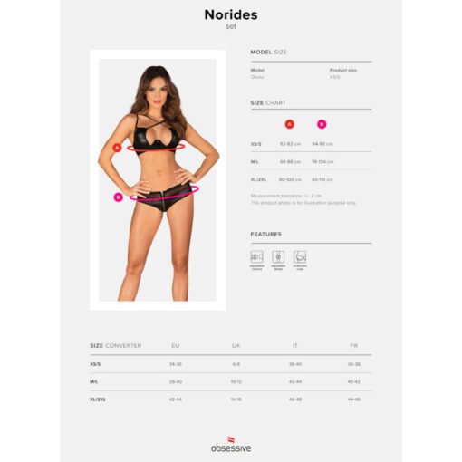 OBSESSIVE - NORIDES SET DUE PEZZI XS/S - immagine 7