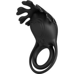 Alternative view of PRETTY LOVE - ANELLO VIBRATORE RUBEN 7 VIBRAZIONI IN SILICONE NERO