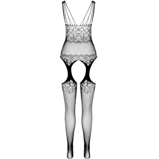 PASSION - COLLEZIONE ECO BODYSTOCKING ECO BS004 BIANCO - immagine 4