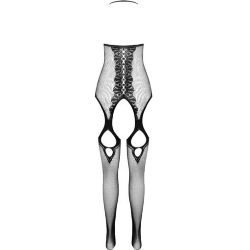 PASSION - COLLEZIONE ECO BODYSTOCKING ECO BS013 NERO - immagine 4
