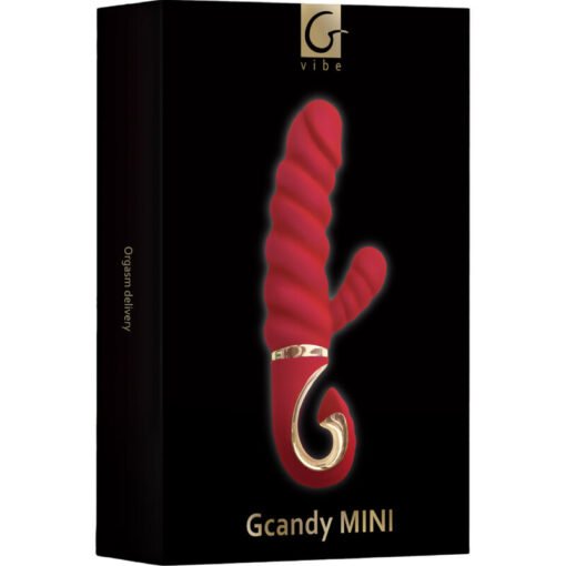 G-VIBE - GCANDY MINI VIBRATORE IN SILICONE ROSSO - immagine 3