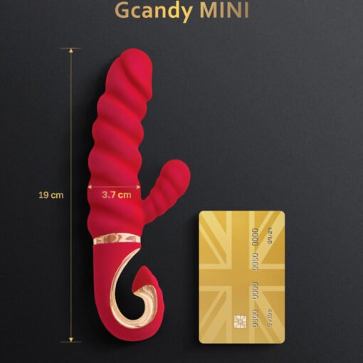 G-VIBE - GCANDY MINI VIBRATORE IN SILICONE ROSSO - immagine 2