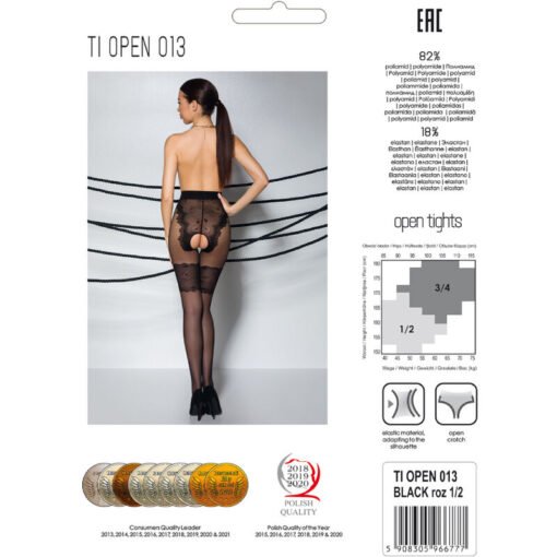 PASSION - TIOPEN 013 COLLANT NERO 1/2 20/40 DEN - immagine 5