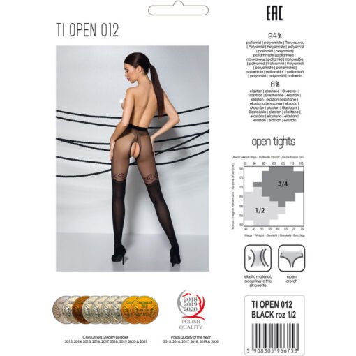 PASSION - TIOPEN 012 COLLANT NERO 1/2 20/40 DEN - immagine 5