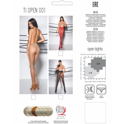 PASSION - TIOPEN 001 COLLANT ROSSO 1/2 20 DEN - immagine 3