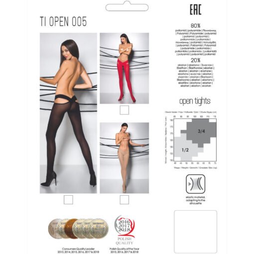 PASSION - TIOPEN 005 COLLANT NERO 3/4 60 DEN - immagine 4